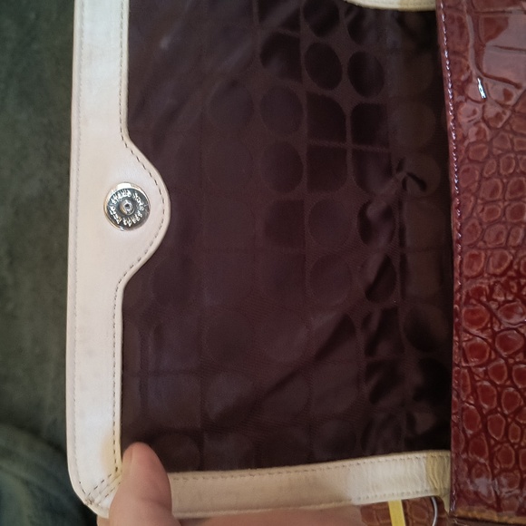 Excellent Condition! Kate Spade brown alligator clutch bag - Picture 5 of 7